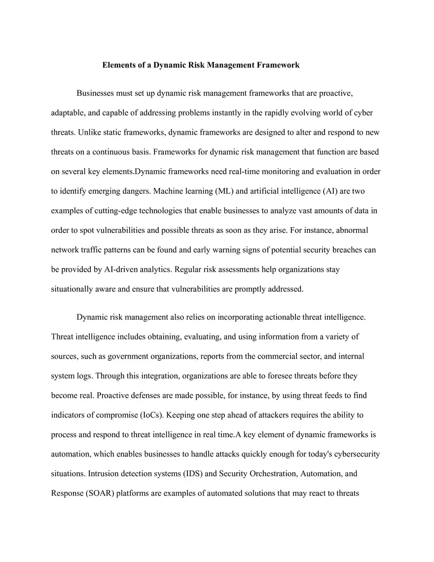 Dynamic Risk Management - Page 1