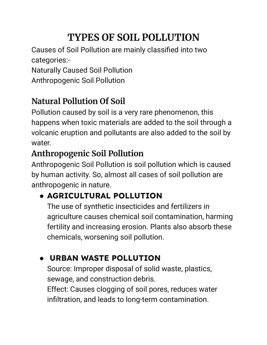 Unit 3: Soil Pollution - Page 2