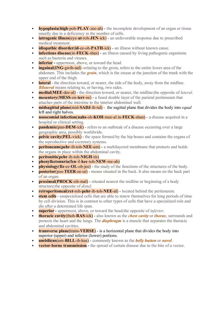 Chapter 2 - The Human Body in Health and Disease - Page 7