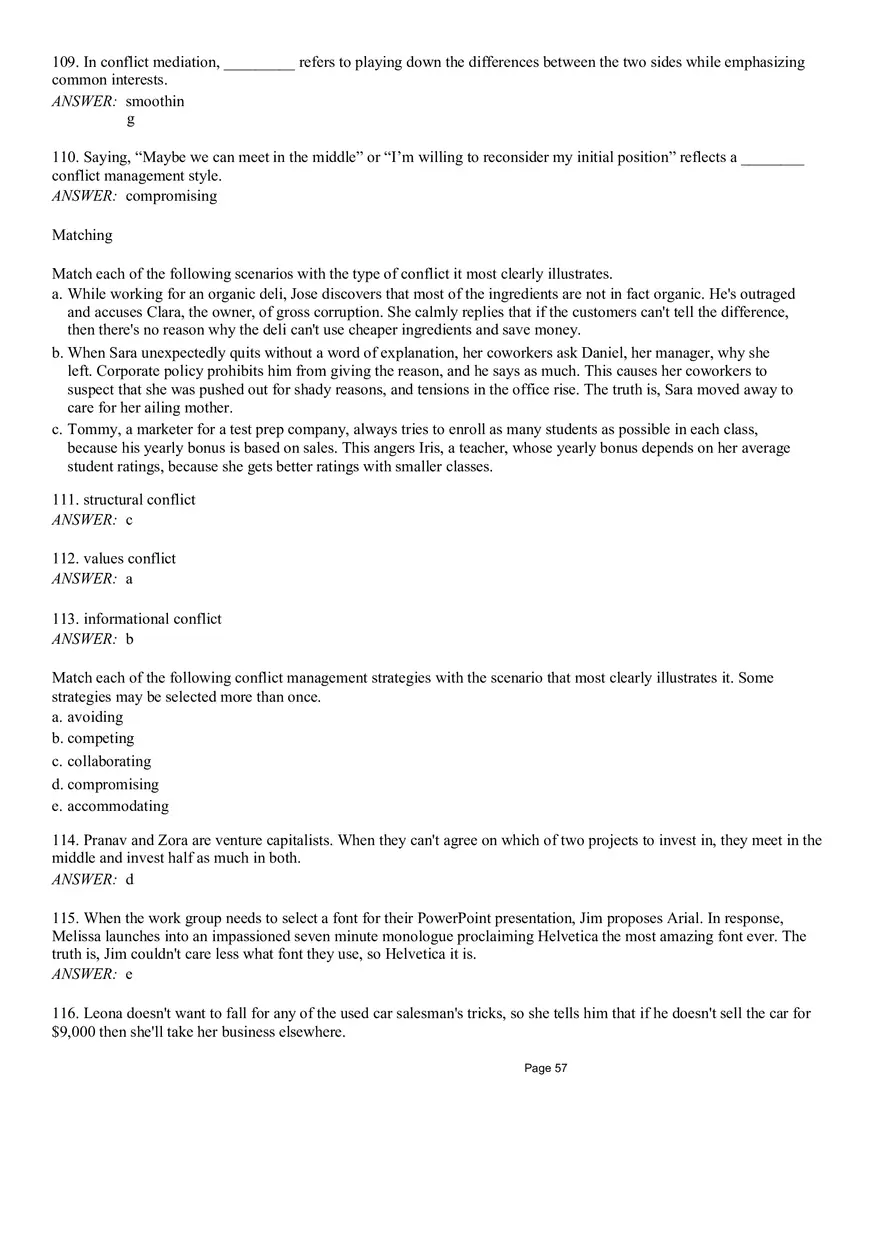 Management Chapter 10 Quiz Part 2 - Page 9