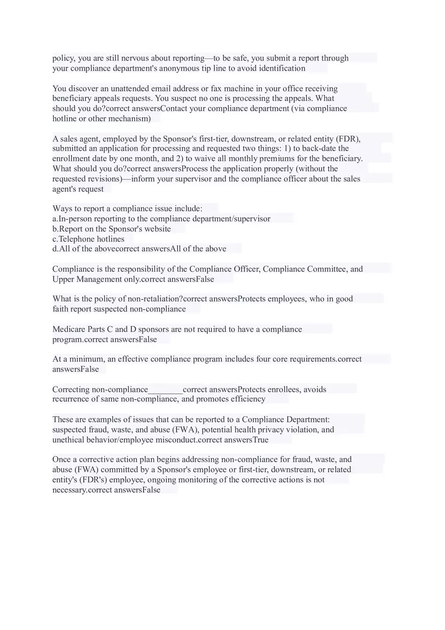 AHIP Final Exam Answers Part 2 - Page 13