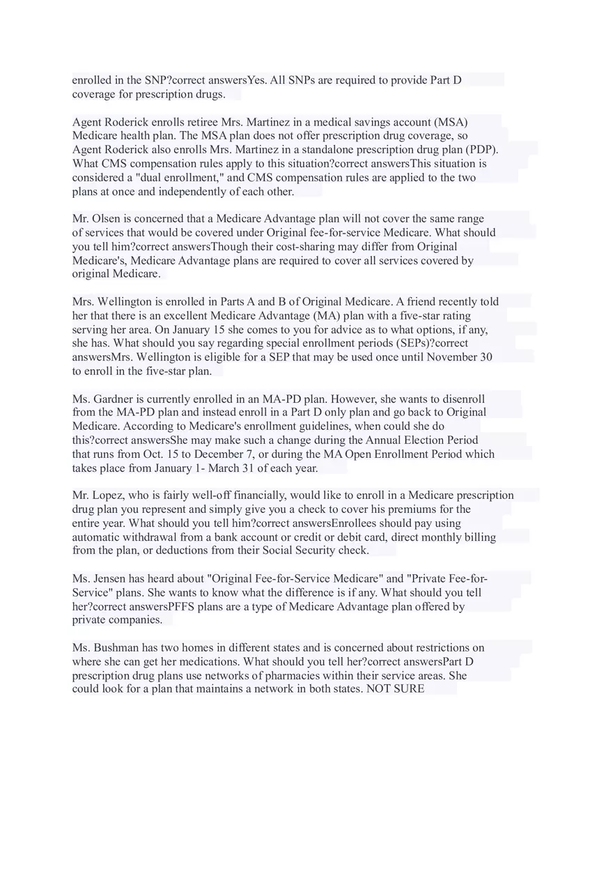 AHIP Final Exam Answers Part 2 - Page 4
