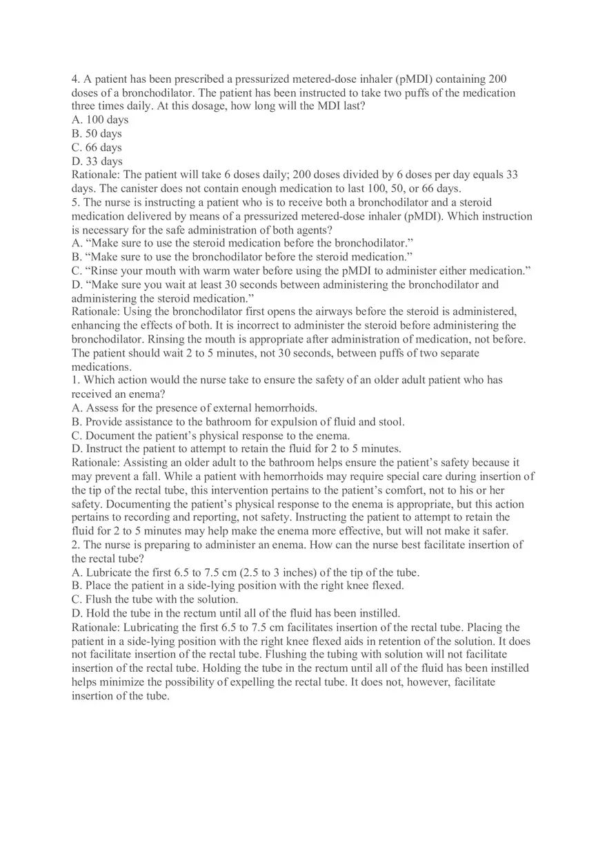 Which Example Reflects Effective Documentation of Medication Administration by a Nurse - Page 7