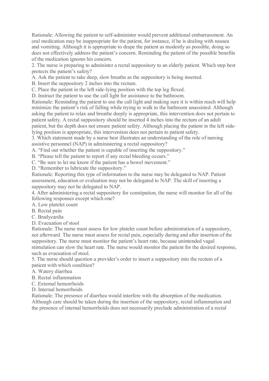 Which Example Reflects Effective Documentation of Medication Administration by a Nurse - Page 9