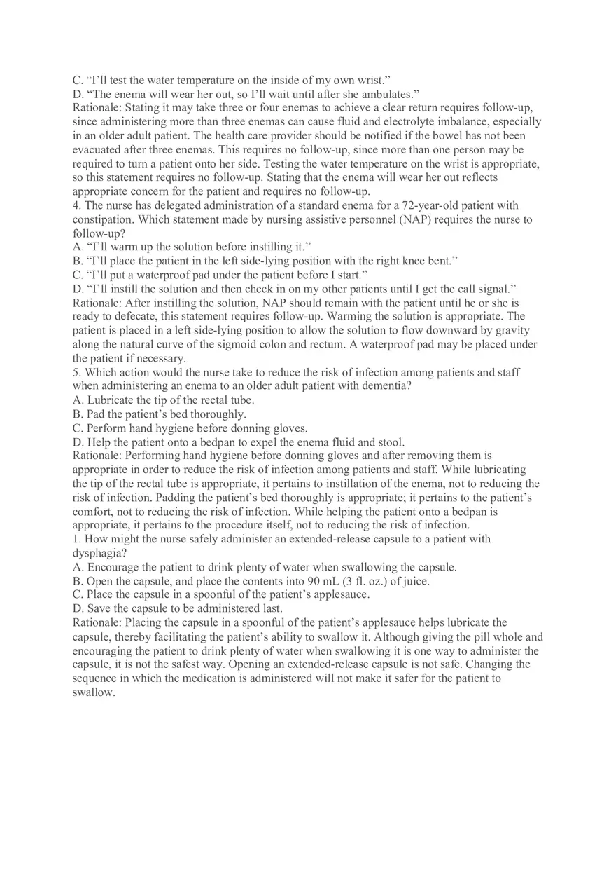 Which Example Reflects Effective Documentation of Medication Administration by a Nurse - Page 3