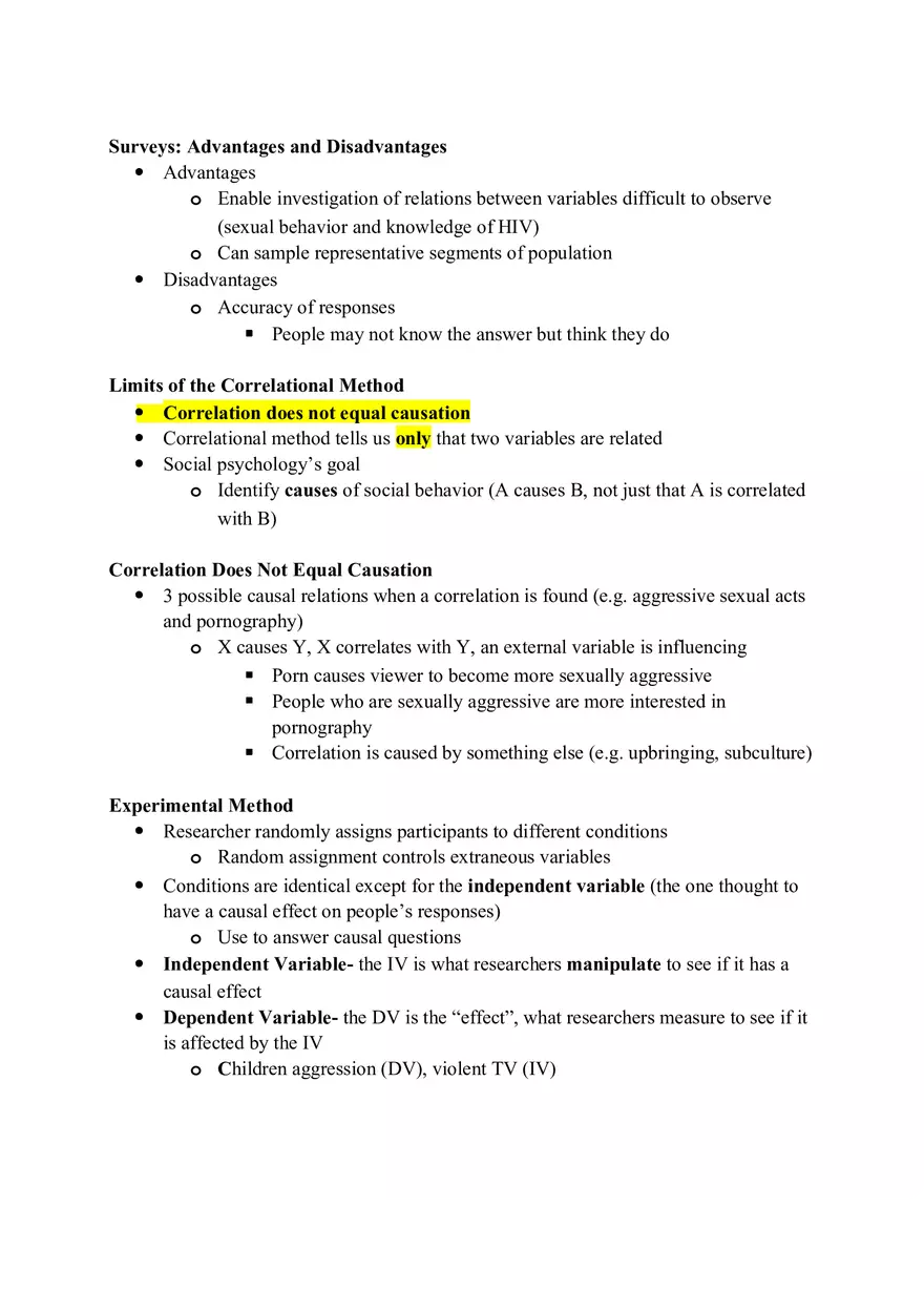 Chapter 2 Methodology - How Social Psychologists Do Research - Page 3