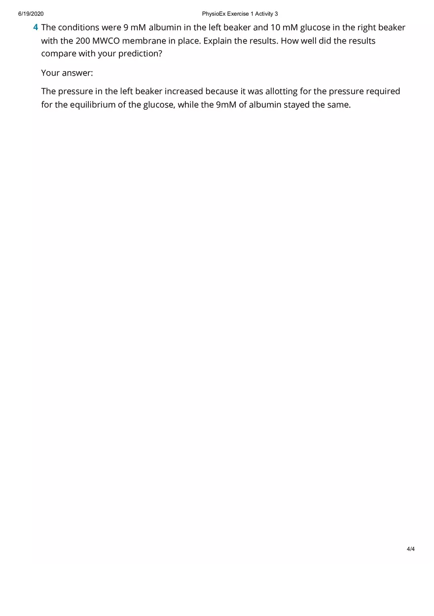 Simulating Osmotic Pressure Lab  Report - Page 4