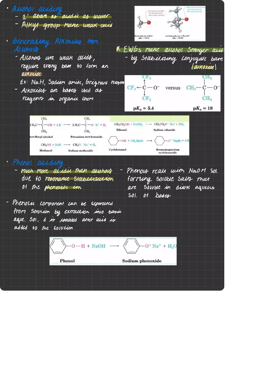 Alcohols and Phenols - Page 3