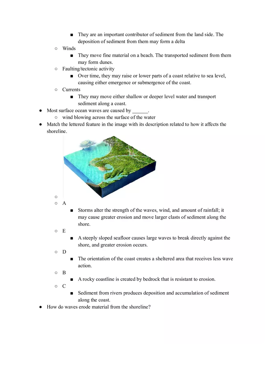 Geology Quiz Answers Chapter 14 - Page 8