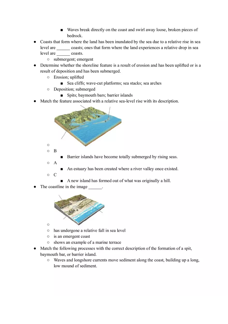 Geology Quiz Answers Chapter 14 - Page 11