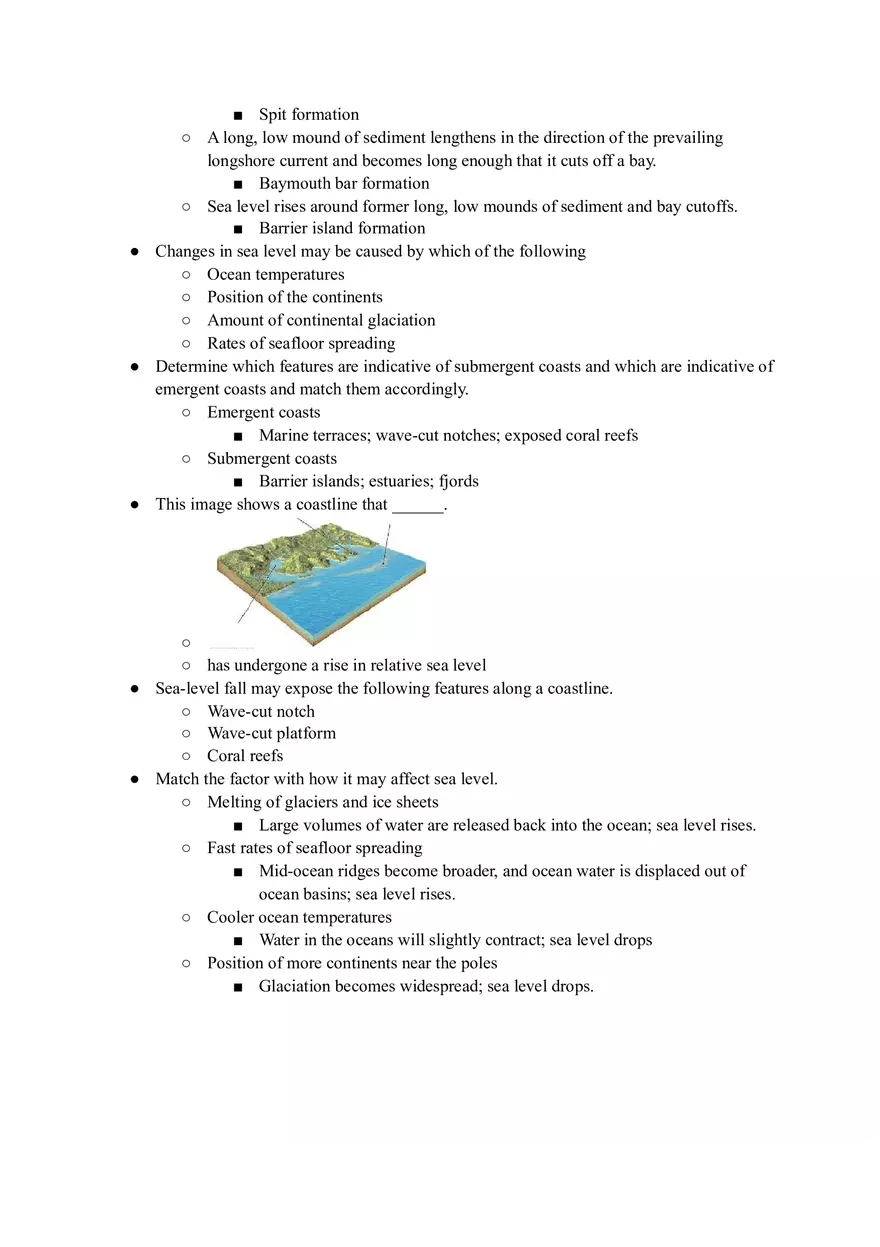 Geology Quiz Answers Chapter 14 - Page 3