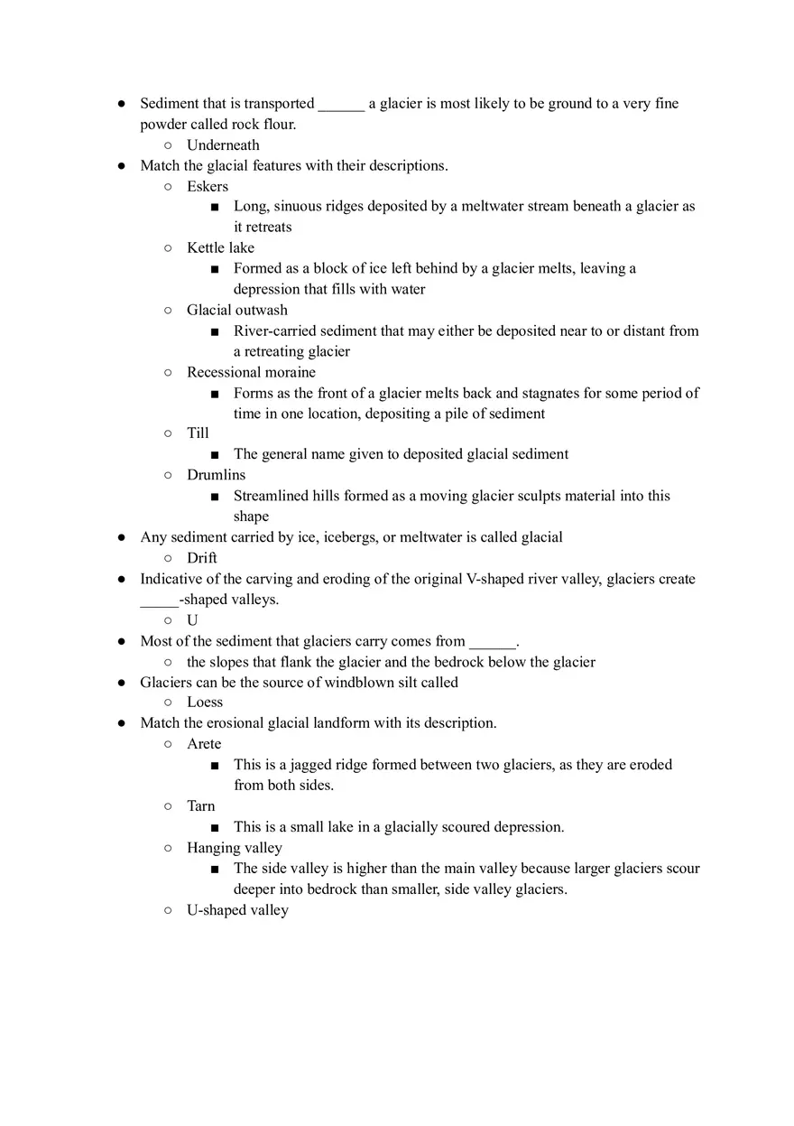 Geology Quiz Answers Chapter 14 - Page 4