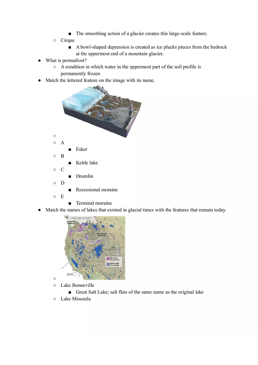 Geology Quiz Answers Chapter 14 - Page 5