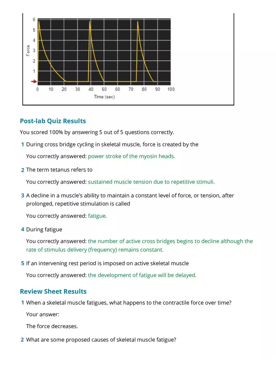 Fatigue in Isolated Skeletal Muscle - Page 3