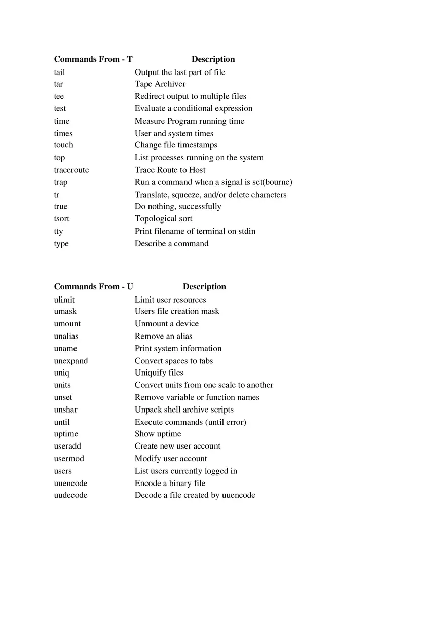 All (A-Z) Kali Linux Commands - Page 8