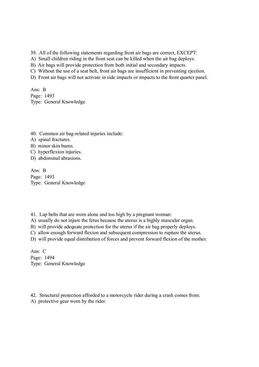 Ch 29 - Trauma Systems and Mechanism of Injury Part 2 - Page 1