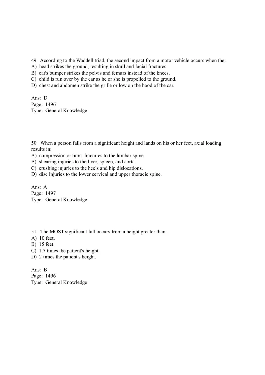 Ch 29 - Trauma Systems and Mechanism of Injury Part 2 - Page 4