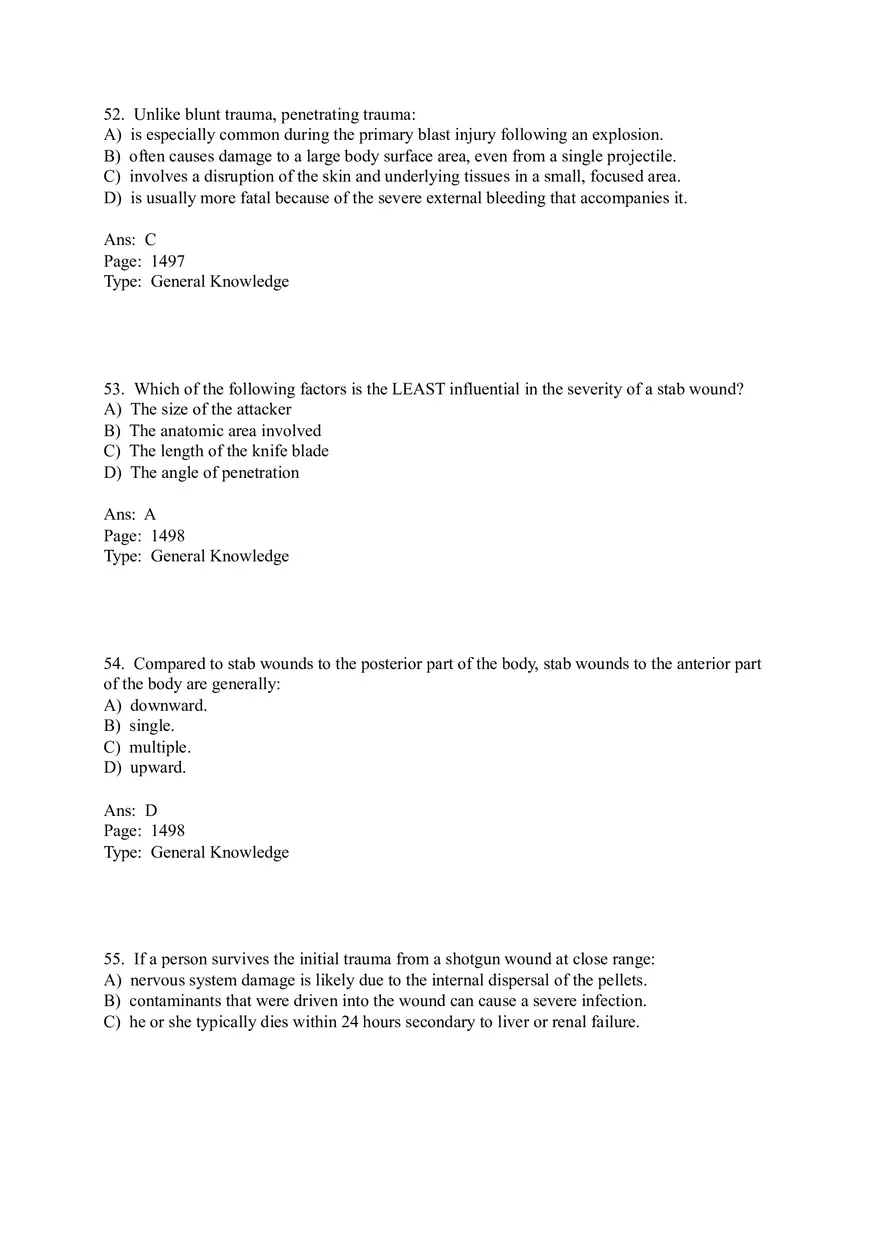 Ch 29 - Trauma Systems and Mechanism of Injury Part 2 - Page 5