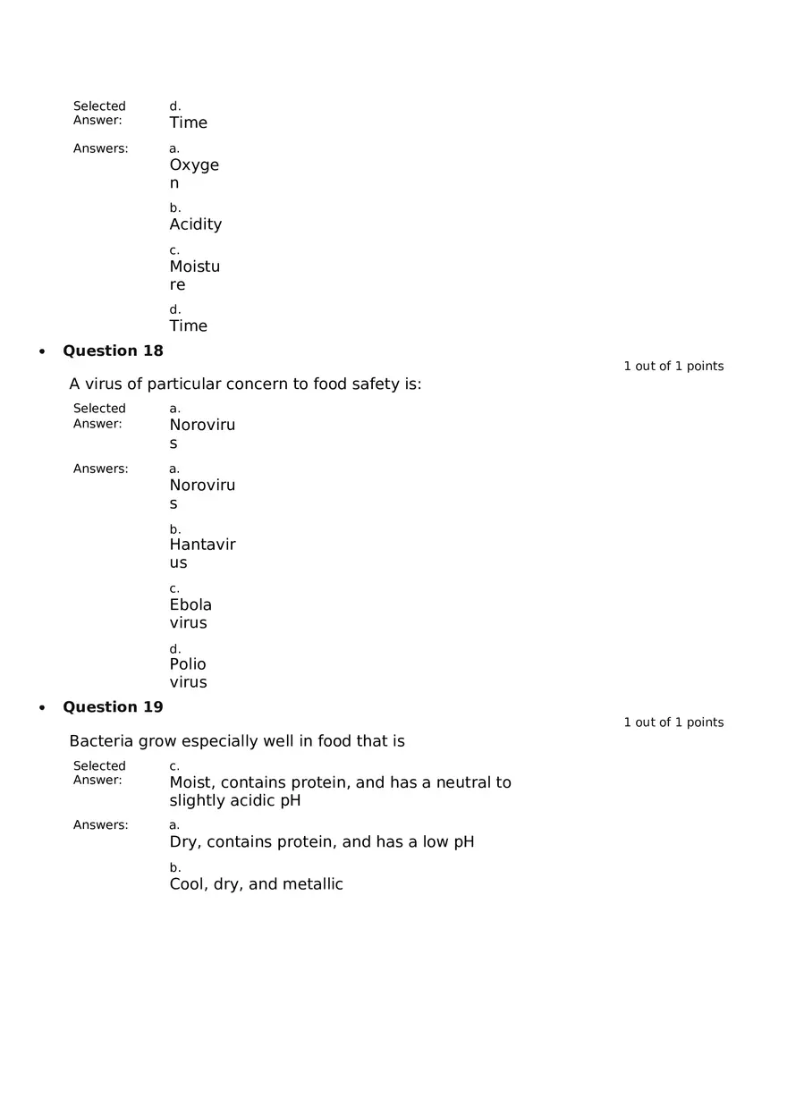 Servsafe Practice Exam Part 9 - Page 2