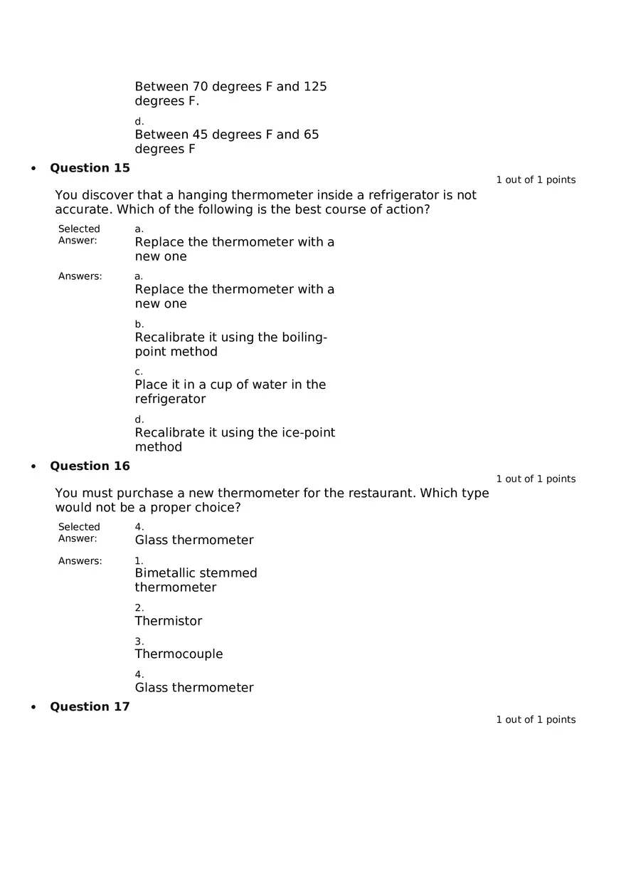 Servsafe Practice Exam Part 12 - Page 3