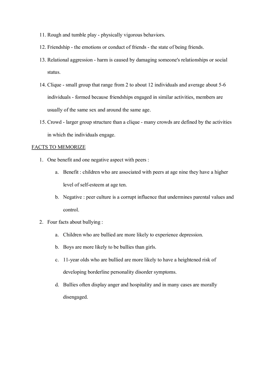 Psychology Vocabulary-Define - Page 2