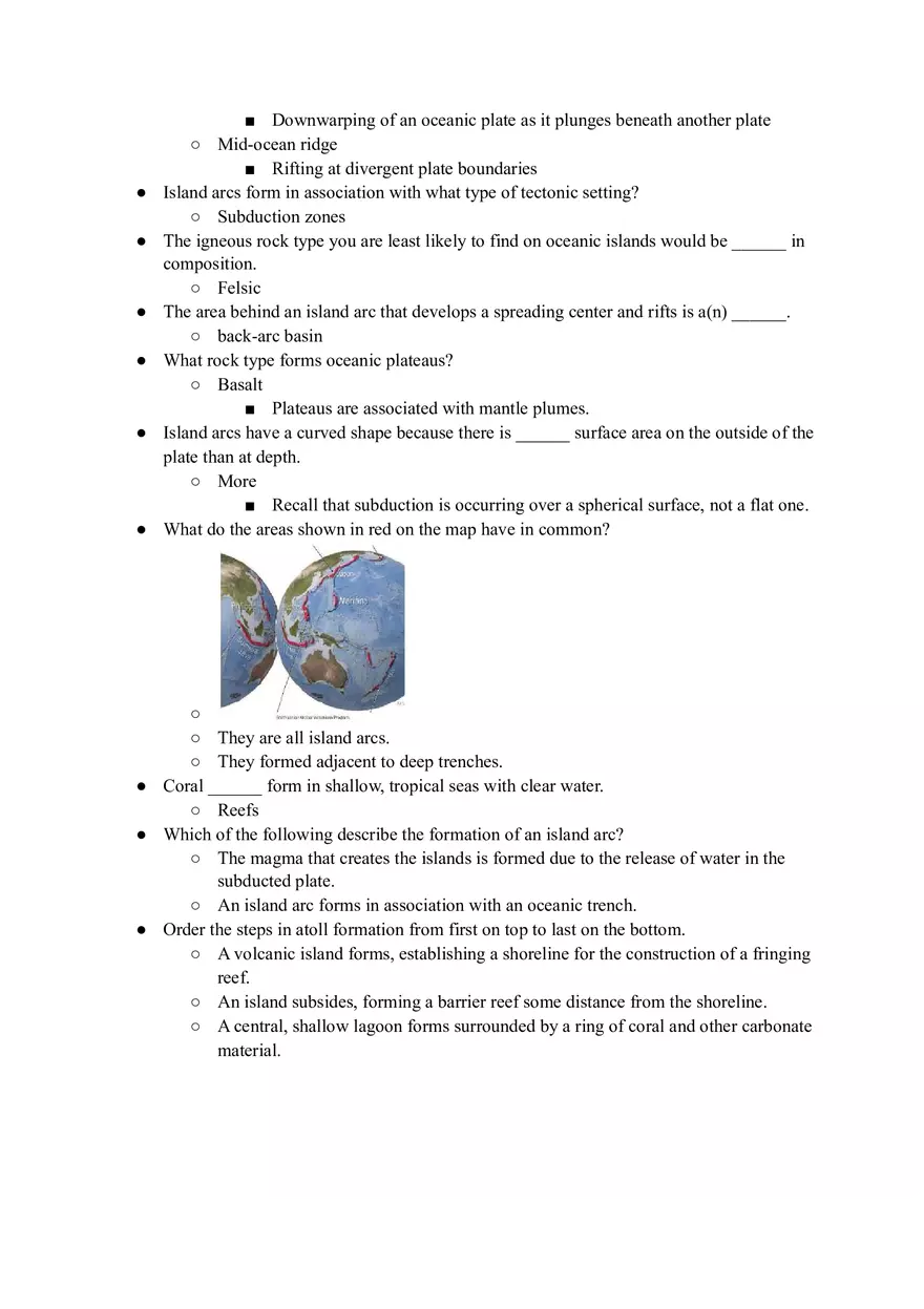 Geology Quiz Answers Chapter 10 - Page 3