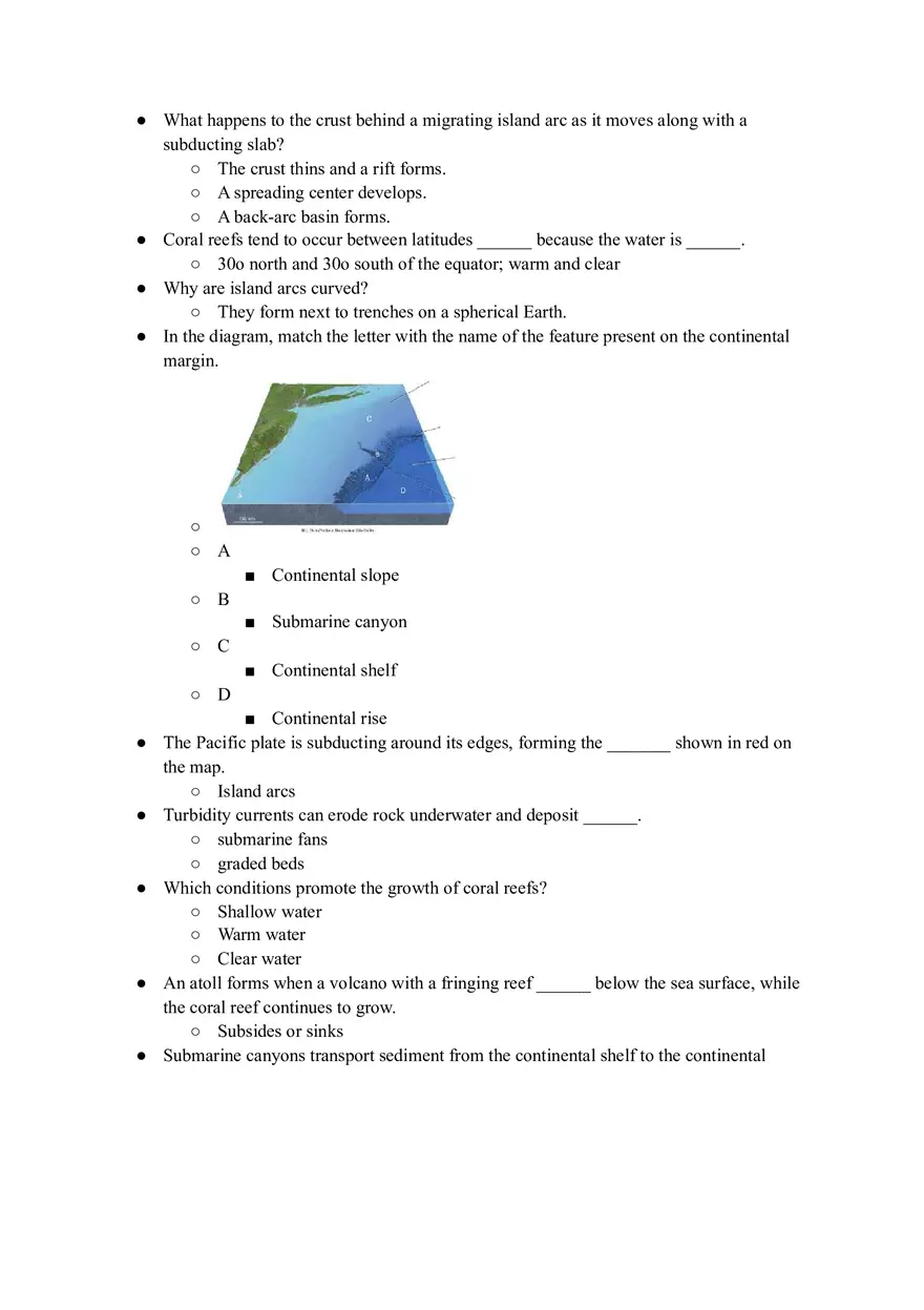 Geology Quiz Answers Chapter 10 - Page 4
