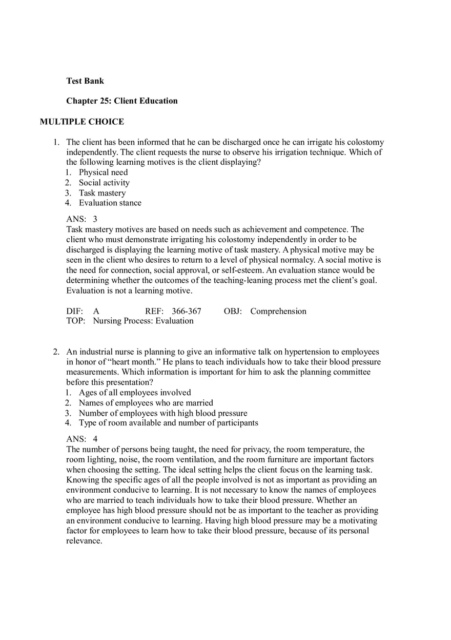 Chapter 25 Client Education - Page 1