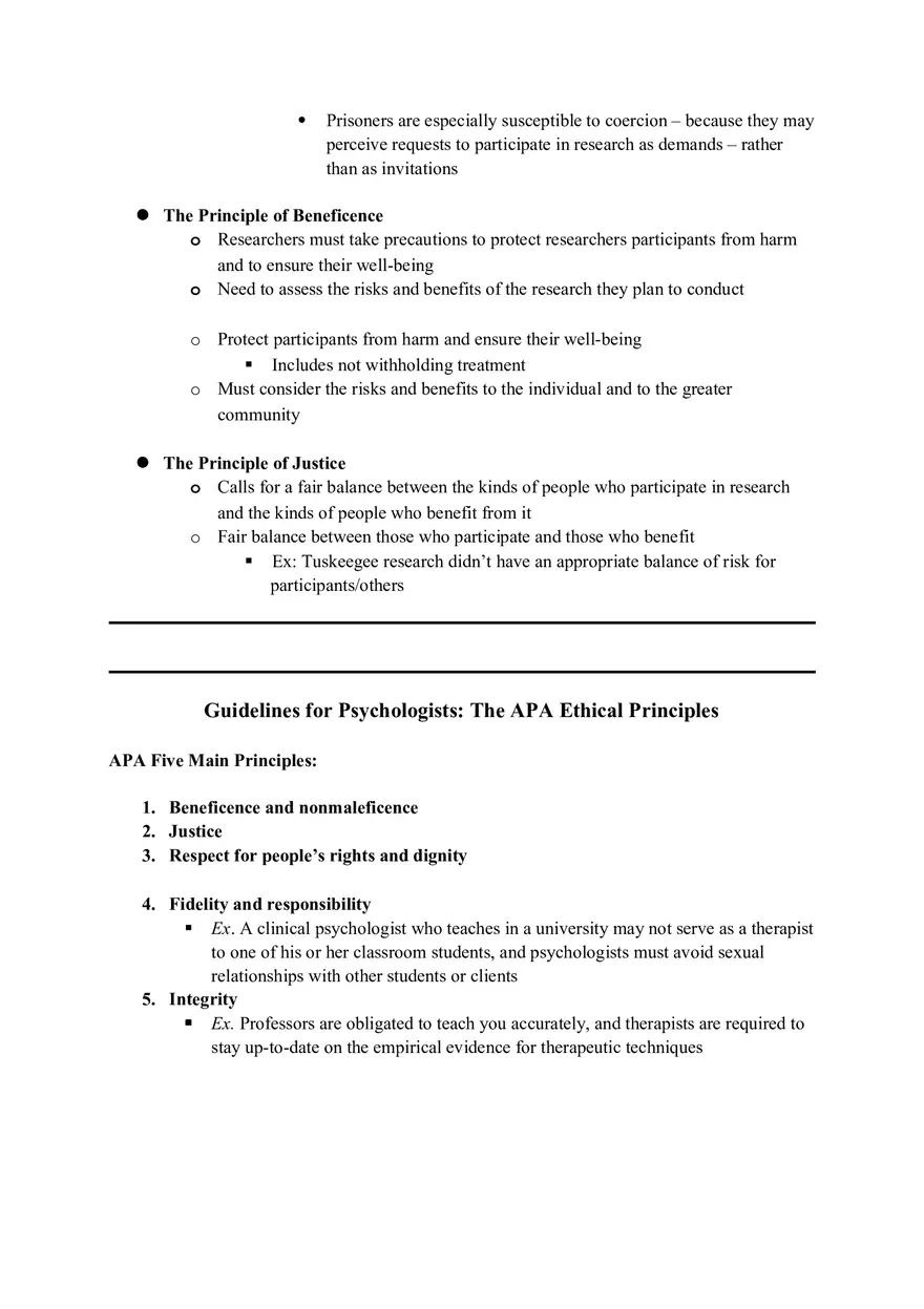Ch. 4 Ethical Guidelines for Psychology Research - Page 5