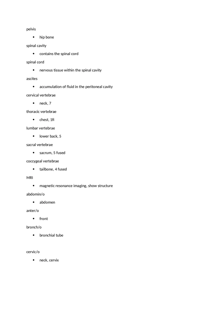 Med Term Answers Part 2 - Page 8