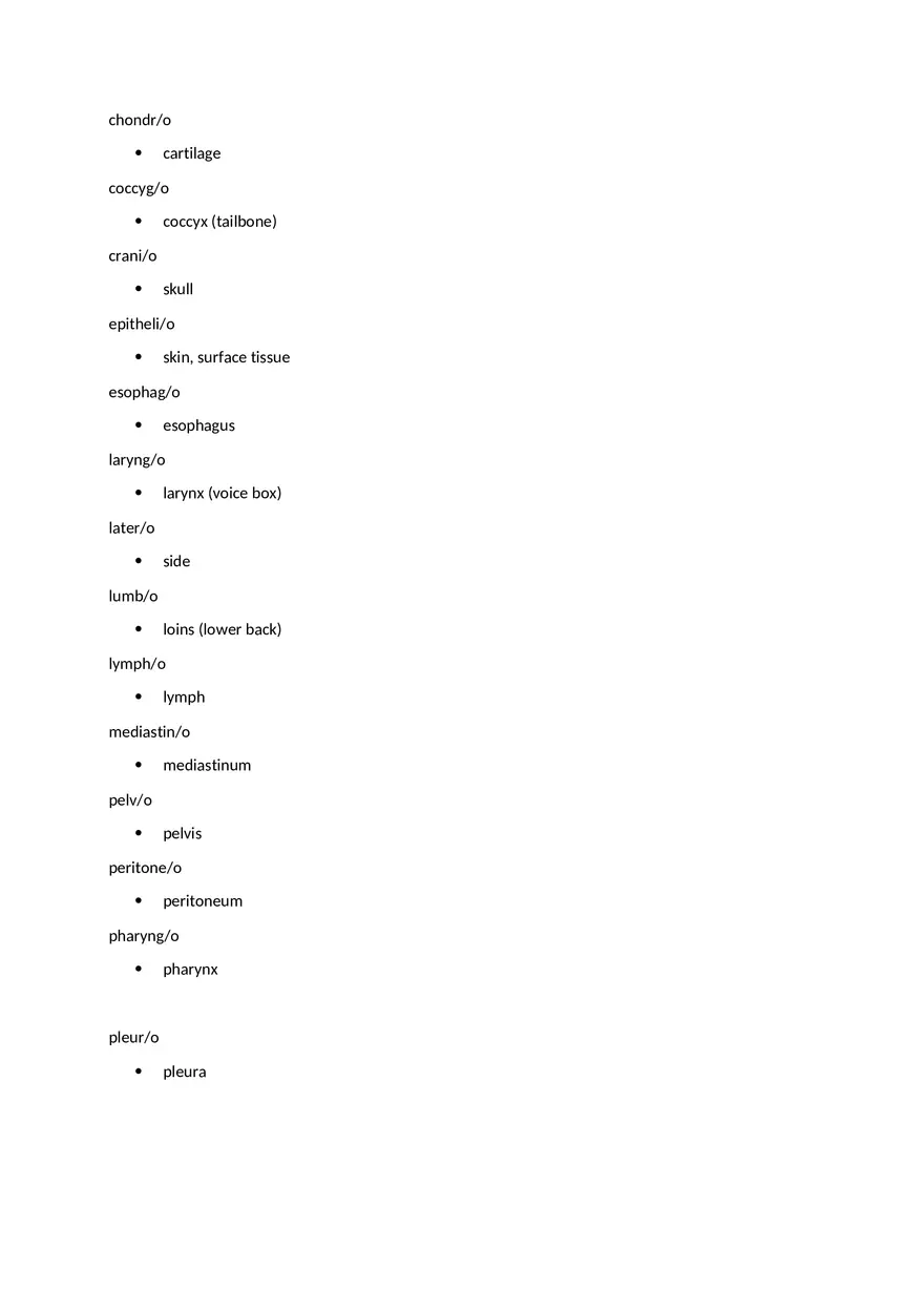 Med Term Answers Part 2 - Page 9
