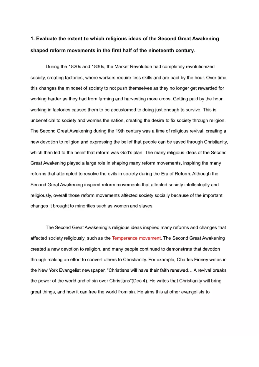 Second Great Awakening - Page 1