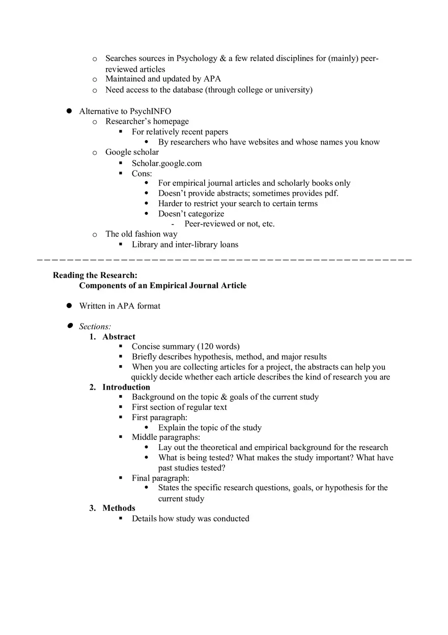 Ch. 2 Sources of Information Why Research is Best and How to Find it - Page 9