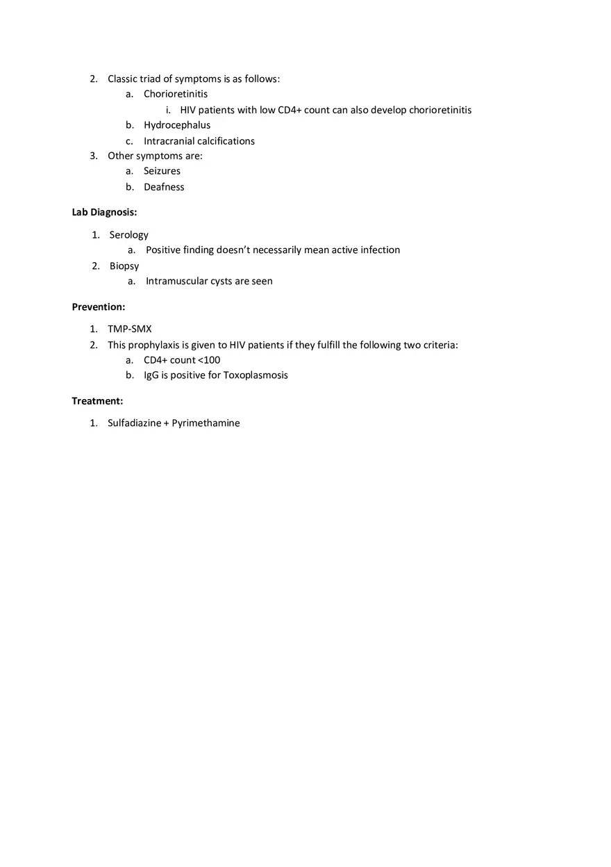 Toxoplasma Gondii - Page 2