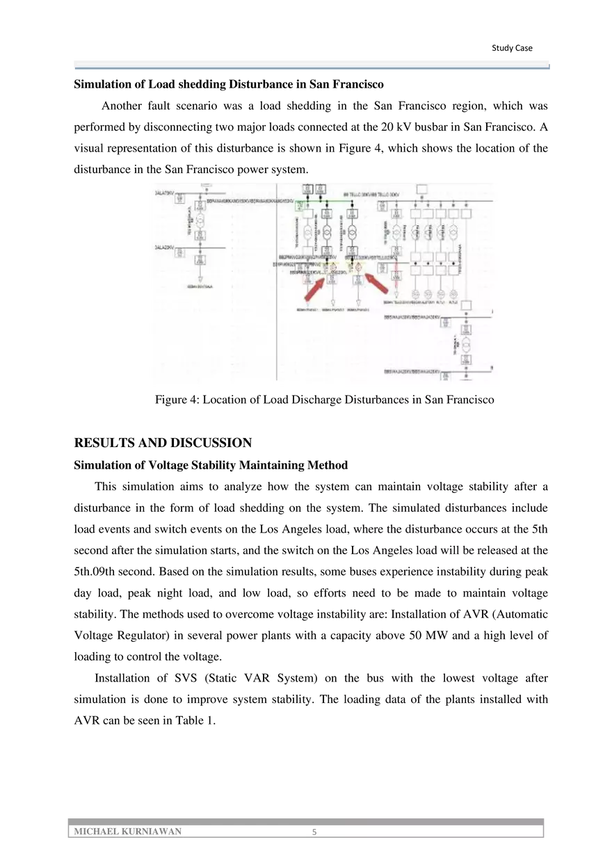 Article Effect of Large Load Loss on Voltage Stability in California Power Systems - Page 5