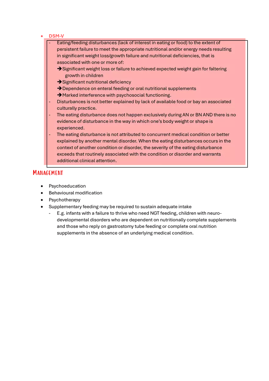Avoidant and Restrictive Food Intake Disorder - Page 2
