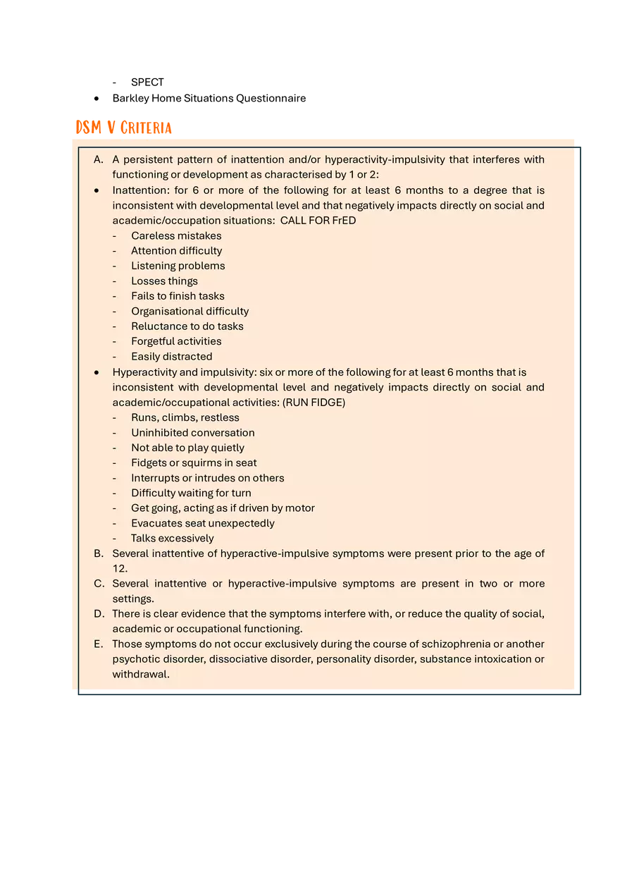 Attention Deficit/Hyperactivity Disorder - Page 2