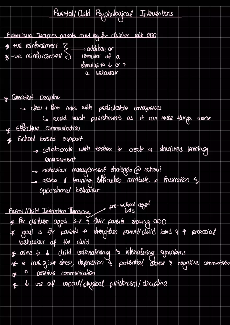 Parent and Child Interventions - Page 1