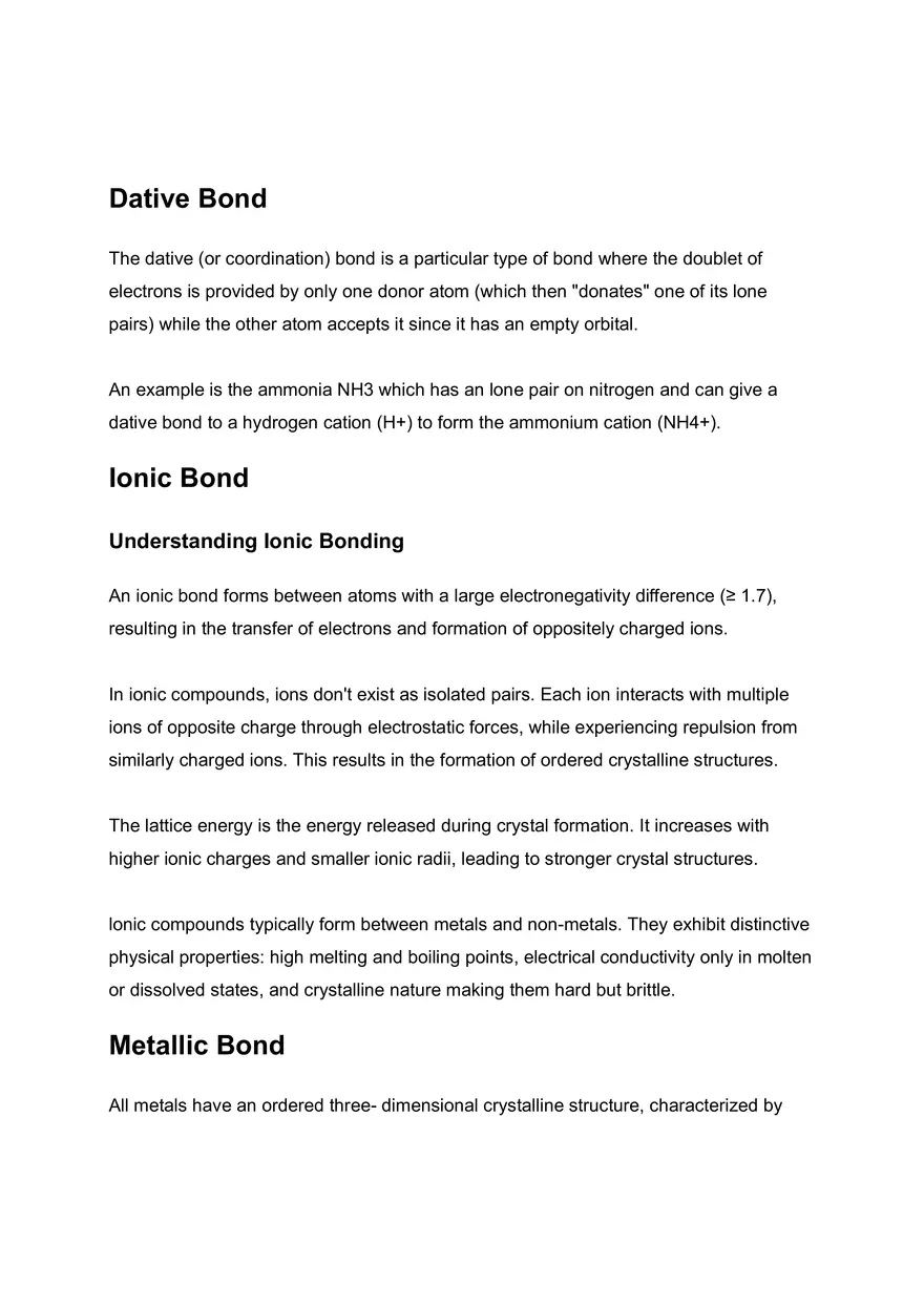 Introduction to Chemical Bonds - Page 4