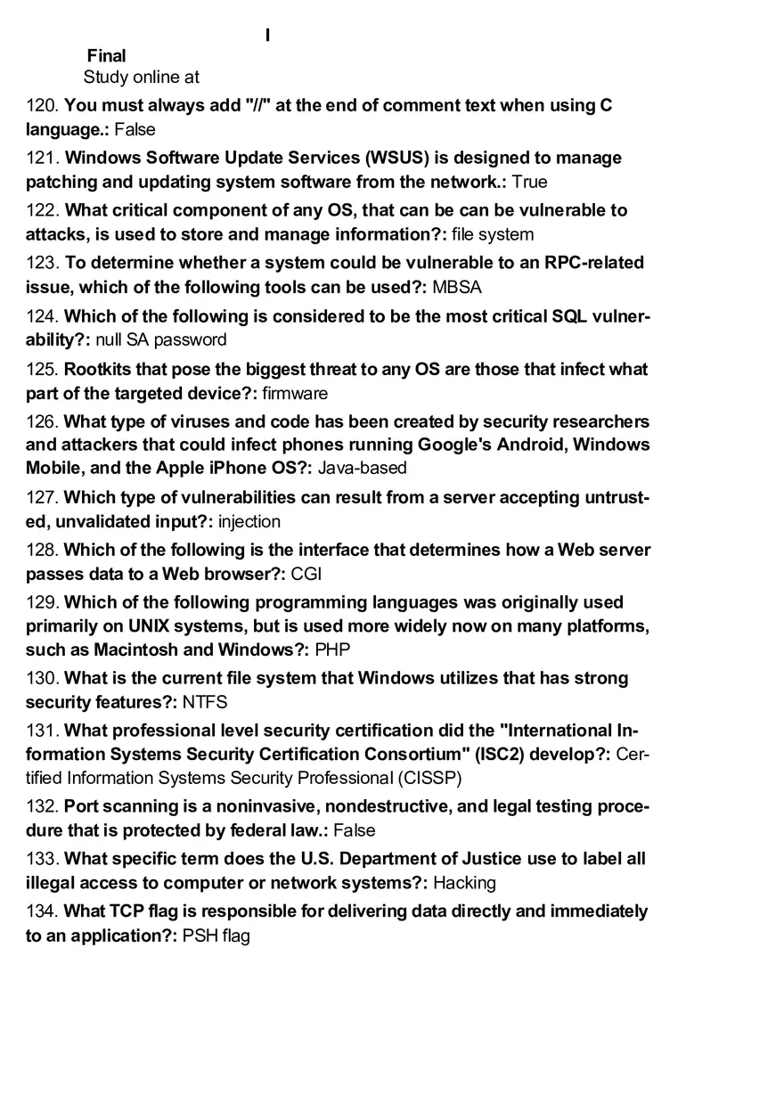 Test Final Computer Science - Page 11