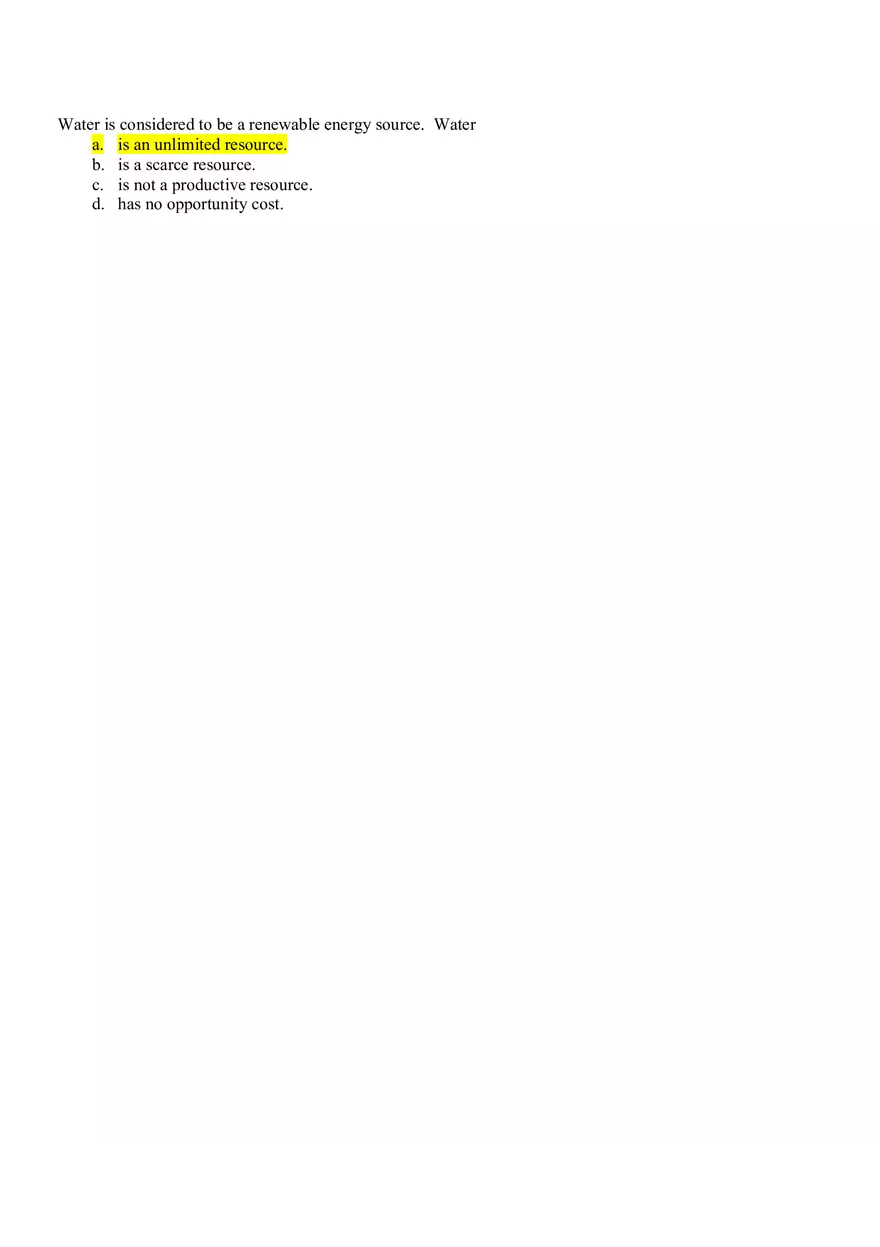 Microeconomics Answer Key - Page 3