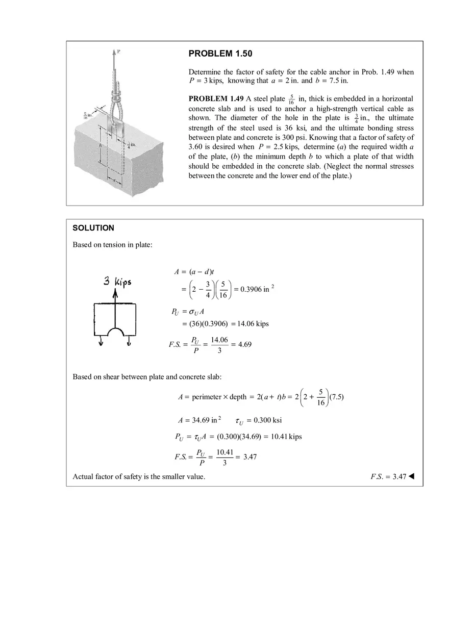 Ch.1 Problem 1.50 Solution - Page 1