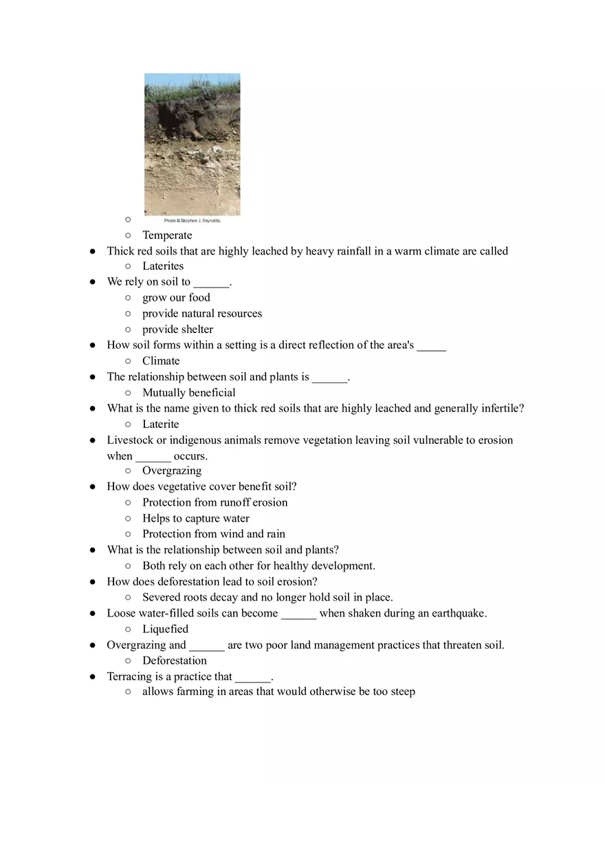 Geology Quiz Answers Chapter 15 - Page 4