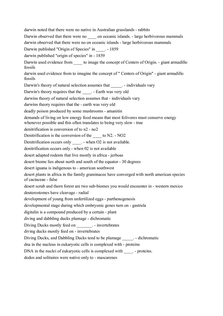 Biology Full Semester Part 2 - Page 4