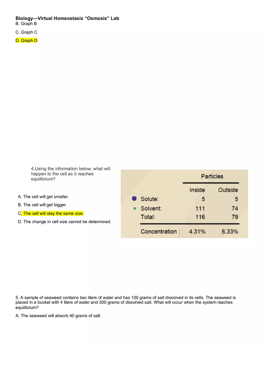 Virtual Osmosis Lab - Page 4