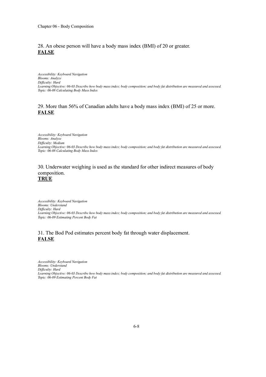 Chapter 06 Body Composition Part 1 - Page 8