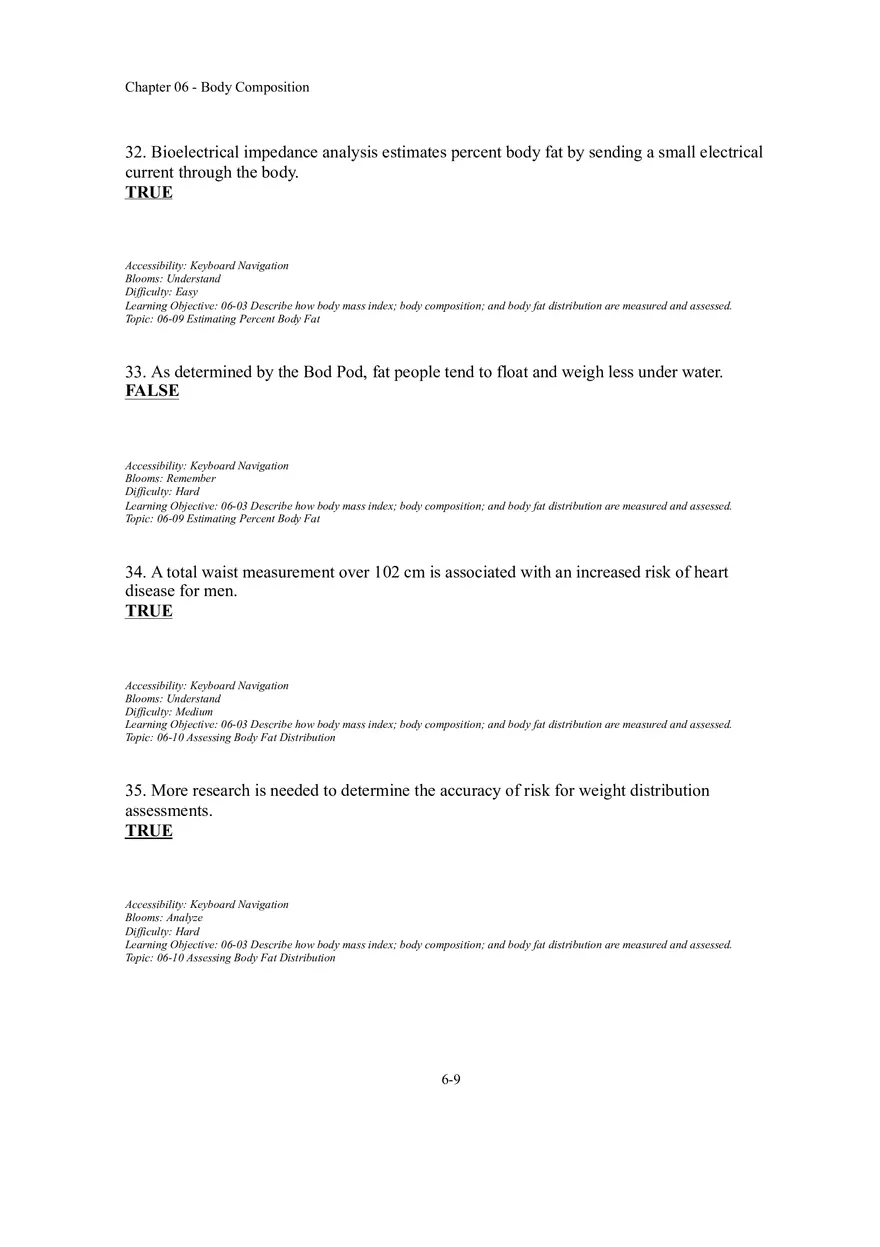 Chapter 06 Body Composition Part 1 - Page 9