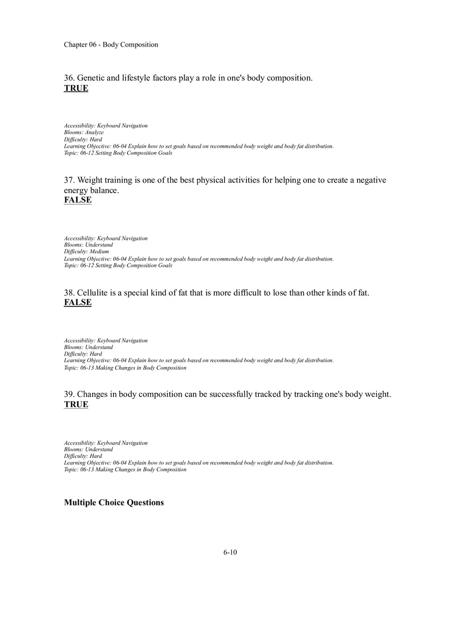 Chapter 06 Body Composition Part 1 - Page 10