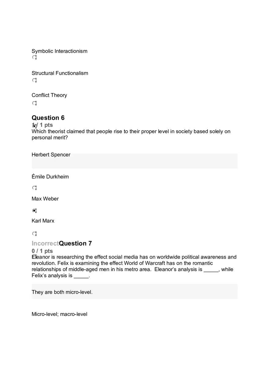 Sociology Chapter 1 iRAT - Page 3