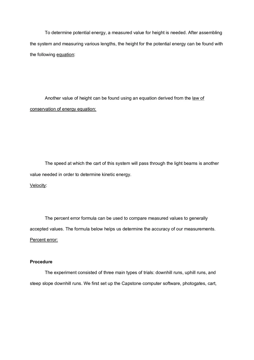 Conservation of Mechanical Energy - Page 2